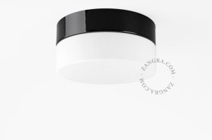 Wodoodporna lampa czarna DANA 18 cm- Zangra