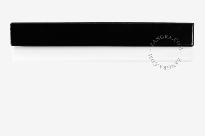 Lampa STICK DENIS  czarna porcelana, opal 30 - Zangra
