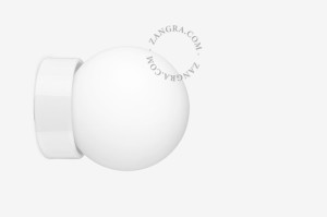 Lampa porcelanowa biała DANI - Zangra