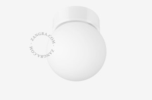 Lampa porcelanowa biała DANI - Zangra