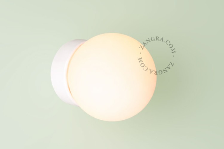 Lampa porcelanowa biała DANI - Zangra