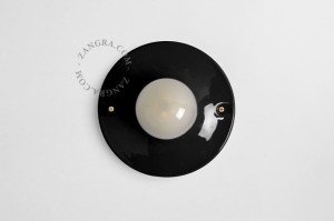 Oprawa porcelanowa czarna DALI - Zangra