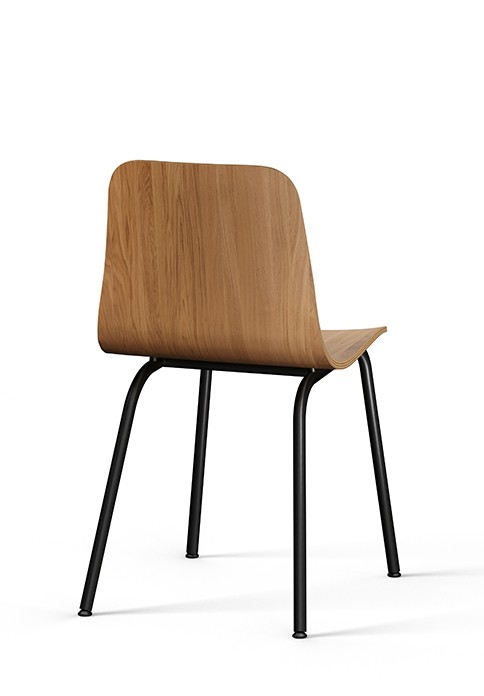 Krzesło HIPS AM-1802/2, buk/metal -Fameg