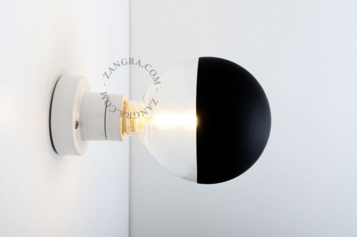 Lampa porcelanowa 002 biała - Zangra