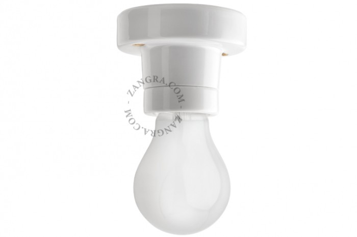 Lampa porcelanowa 002 biała - Zangra