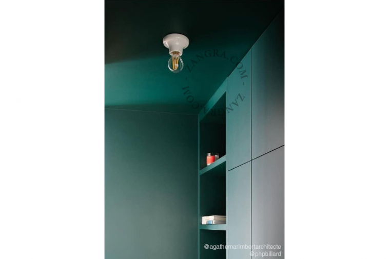 Oprawa porcelanowa 001 kość słoniowa - Zangra