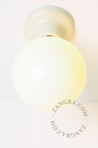 Oprawa porcelanowa 001 kość słoniowa - Zangra