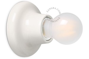 Oprawa porcelanowa 001 kość słoniowa - Zangra