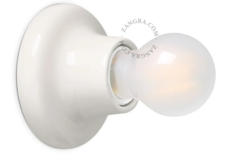 Oprawa porcelanowa 001 kość słoniowa - Zangra