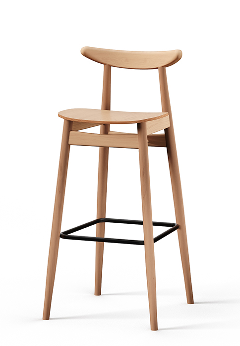 Stołek barowy  FINN BST-1609/1 , kolor do wyboru - Fameg