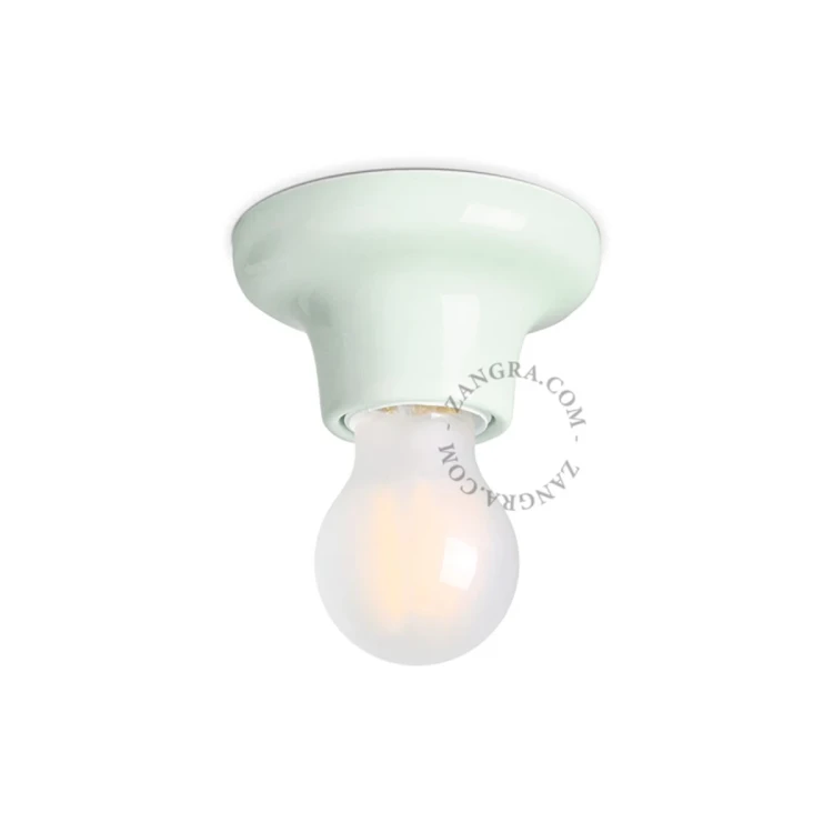 Oprawa porcelanowa 001 zielona - Zangra