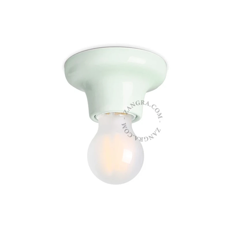 Oprawa porcelanowa 001 zielona - Zangra