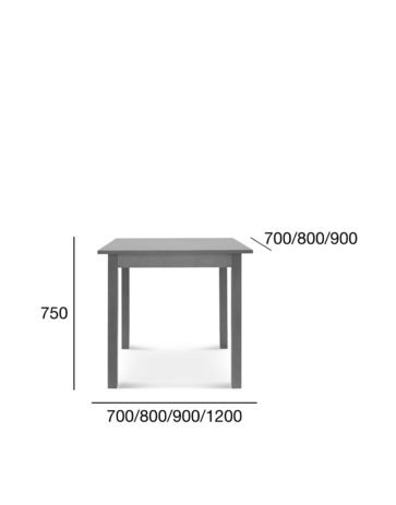 Stół BAR ST-9345/2 - 80x120 -  dąb- Fameg