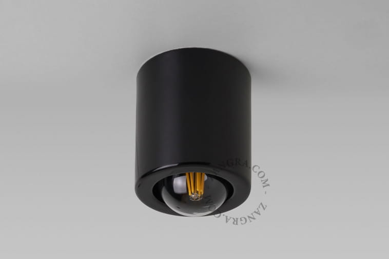 Spotlight BW sufitowy porcelanowy - Zangra