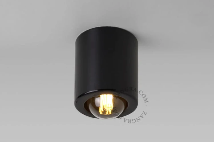 Spotlight BW sufitowy porcelanowy - Zangra