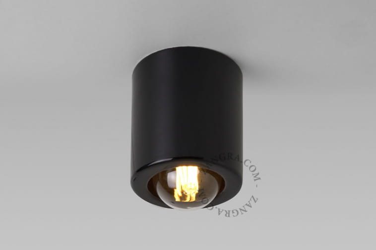 Spotlight BW sufitowy porcelanowy - Zangra