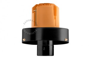 Lampa ze szkła i mosiądzu L.001- Zangra