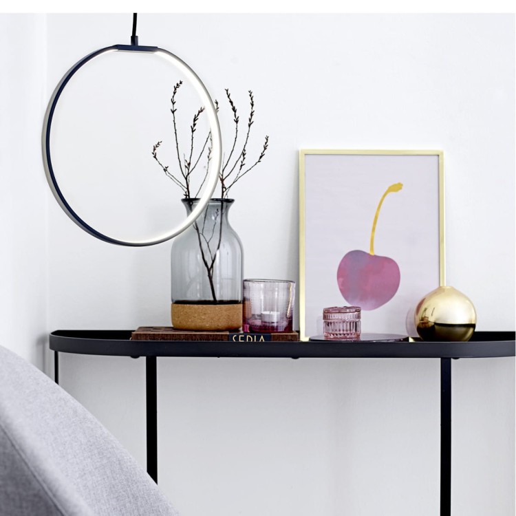 Lampa wisząca ROUND LED złota - Bloomingville