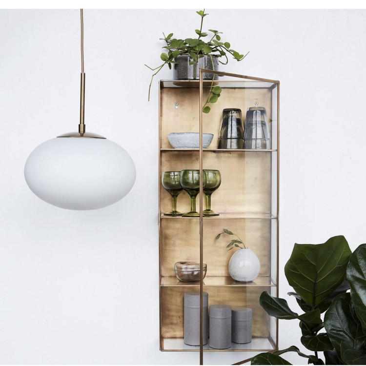Gablota GLASS brass - House Doctor