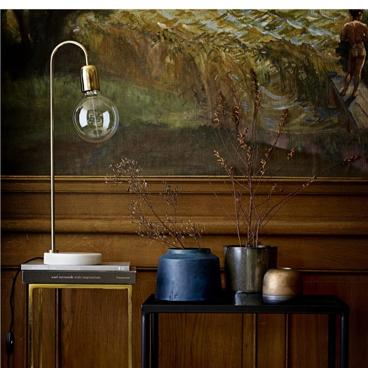 Wazon kamionkowy BRONZE - Bloomingville