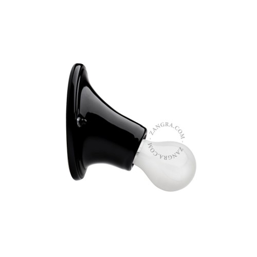 Czarna porcelanowa oprawka LIGHT 012 - Zangra