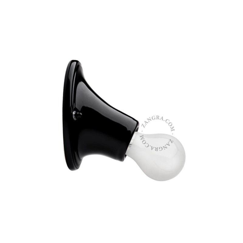 Czarna porcelanowa oprawka LIGHT 012 - Zangra