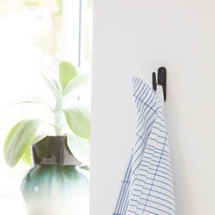 Wieszak metalowy czarny 2 szt. - House Doctor