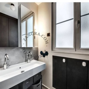 Lampa łazienkowa porcelanowa klosz 006 szkło opalowe - Zangra