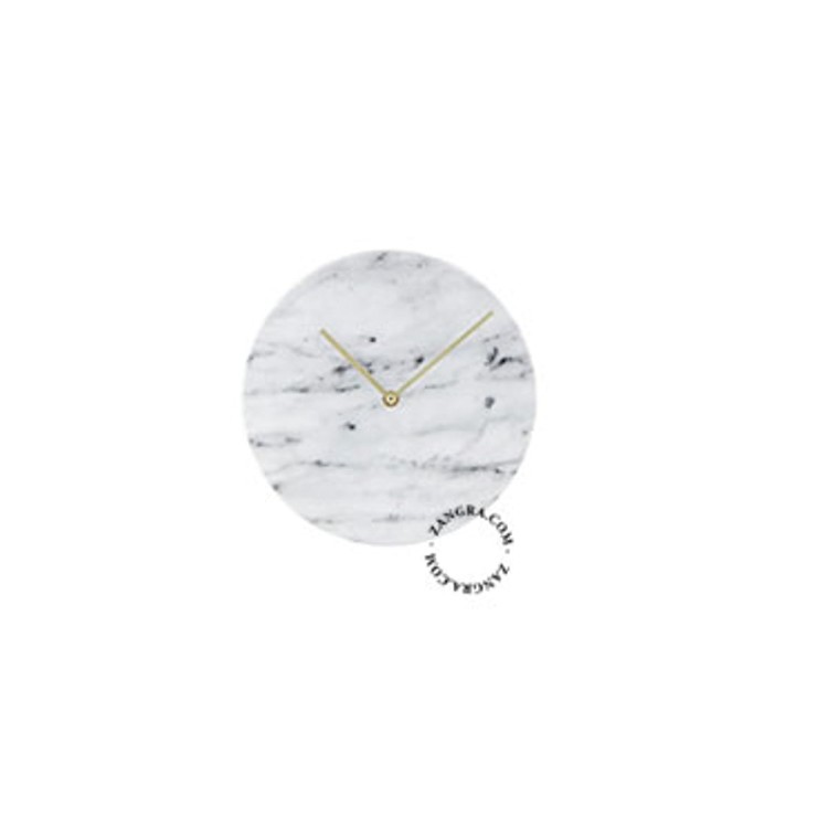 Zegar MARBLE biały - Zangra