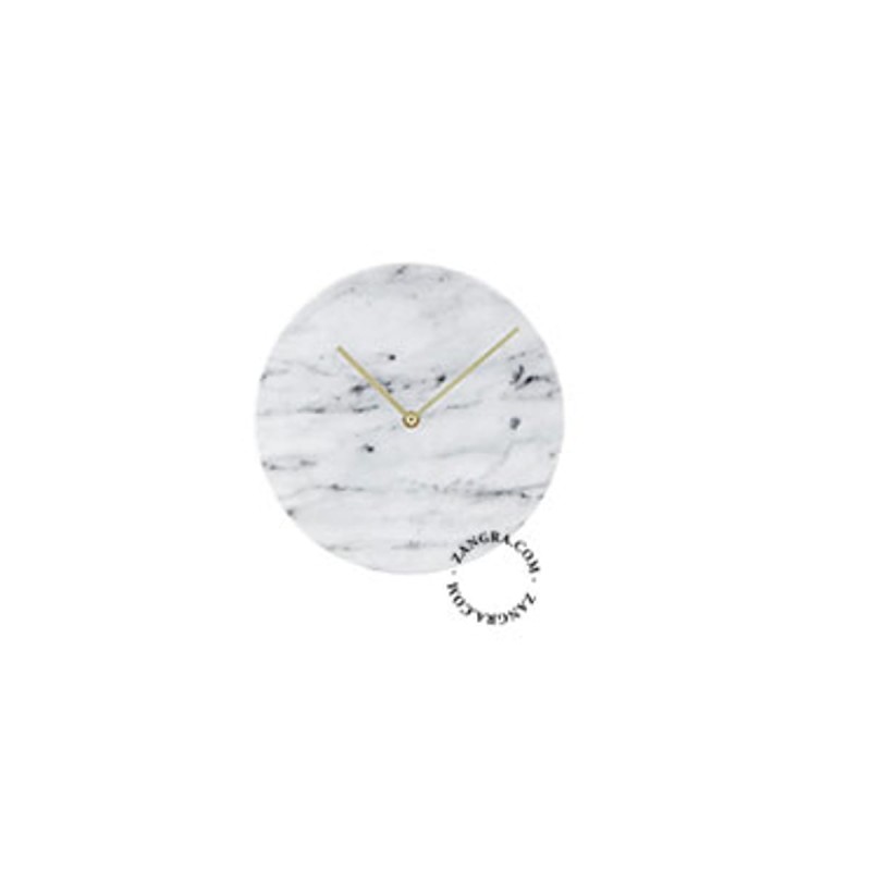 Zegar MARBLE biały - Zangra