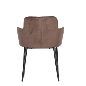 Krzesło TATUM velvet brązowe - Woood