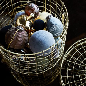 Zestaw 3 okrągłych koszy LID - Madam Stoltz