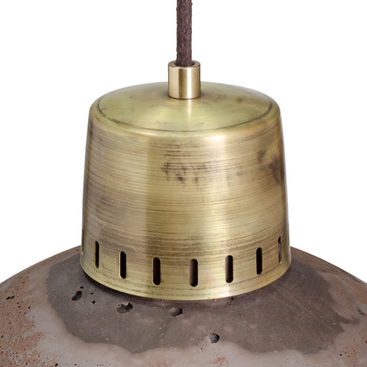 Lampa wisząca betonowa KLAB - naturalna
