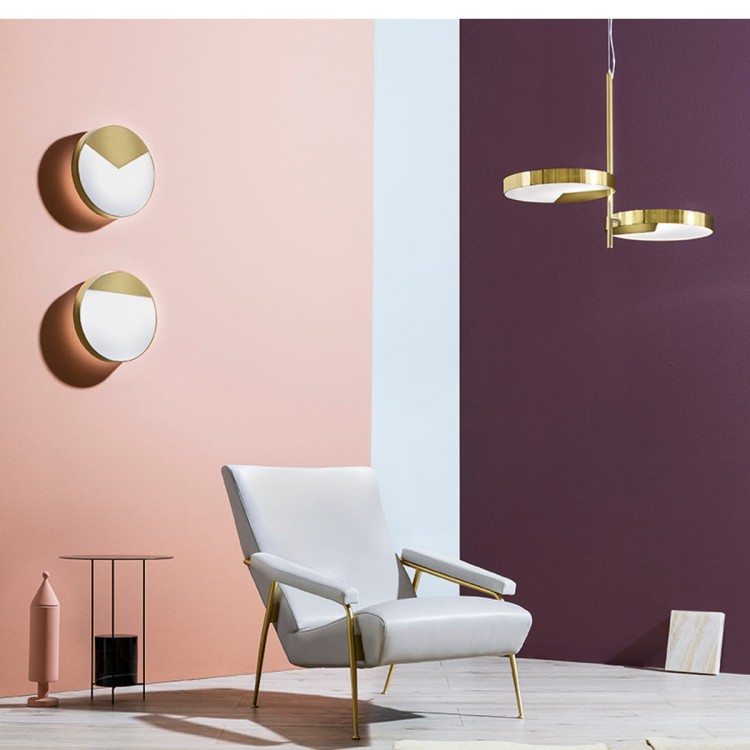 Lampa wisząca MOONLIGHT satin brass - MM Lampadari