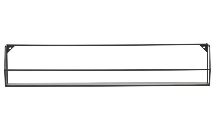 Półka ZETA 80 czarna - WOOOD