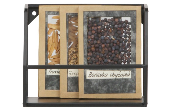 Półka ZETA 20 czarna - WOOOD