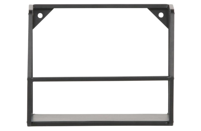 Półka ZETA 20 czarna - WOOOD