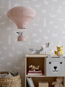 Kosz z pokrywą TEDDY - Bloomingville