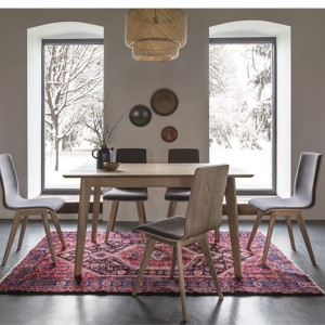 Stół rozkładany ST-1703 85 x 140/190 dąb bielony 26