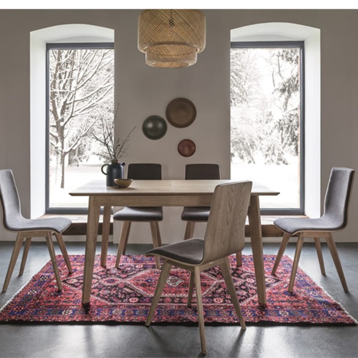 Stół rozkładany ST-1703 85 x 140/190 dąb bielony 26