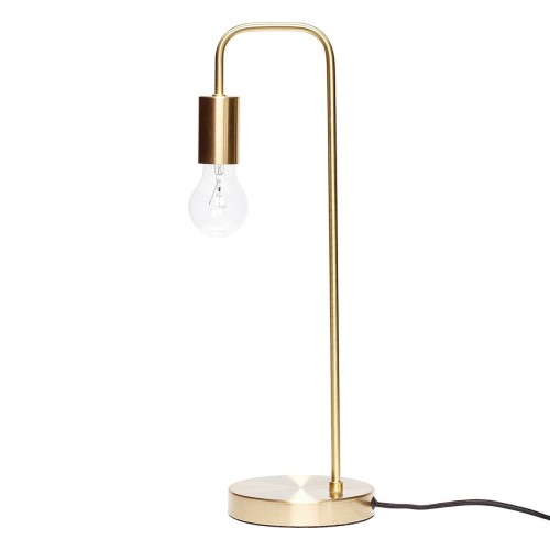 Lampa stołowa MINNIE mosiężna - Hubsch