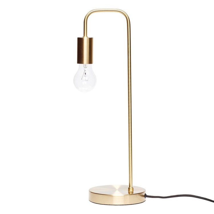 Lampa stołowa MINNIE mosiężna - Hubsch