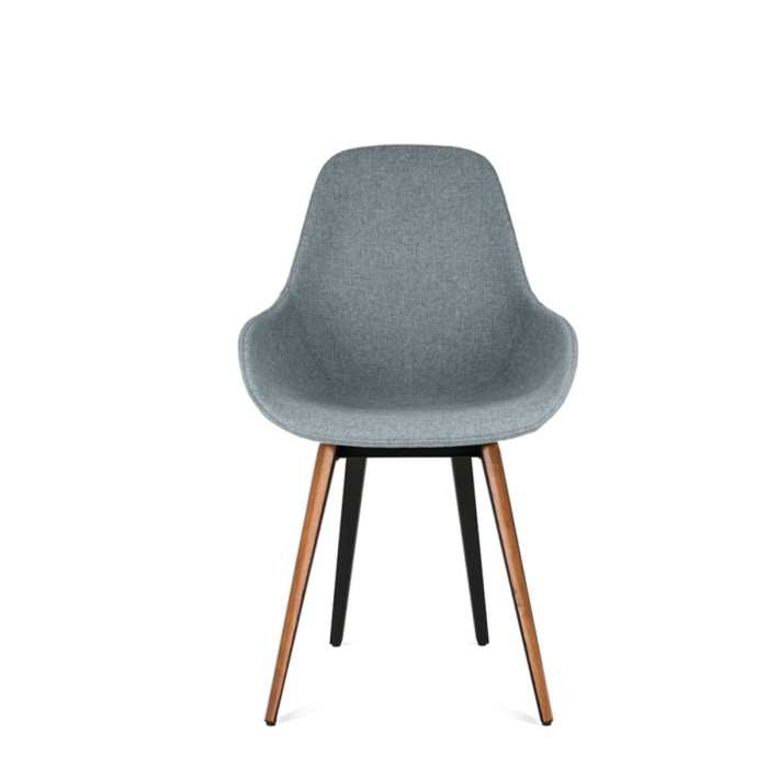 Krzesło SLICE DIMPLE POP wełna ciemny szary - Kubikoff