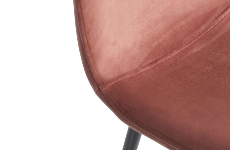 KRZESEŁO MARIJE VELVET RÓŻOWY - Woood