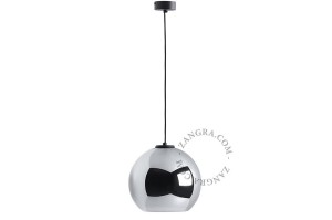 Lampa wisząca MIRROR srebrna- Zangra