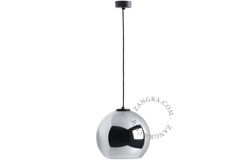Lampa wisząca MIRROR srebrna- Zangra