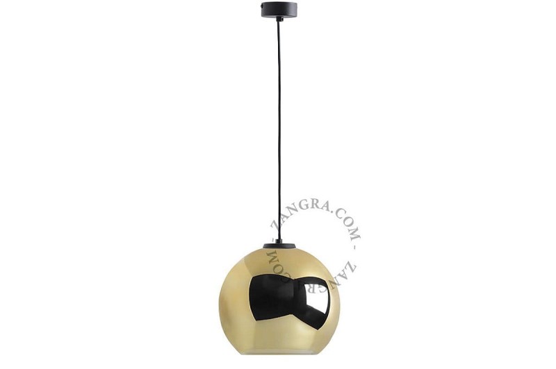Lampa wisząca MIRROR złota - Zangra