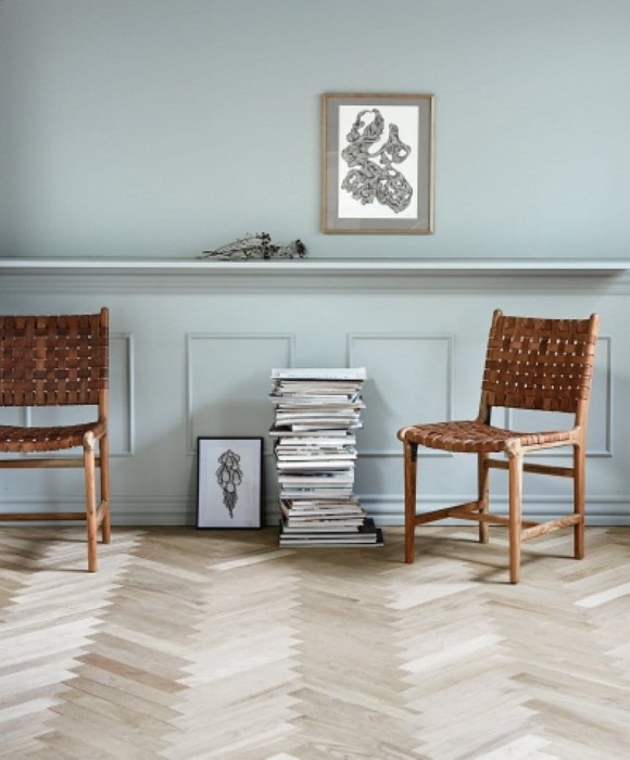 Skórzane krzesło AYA brązowe - Nordal