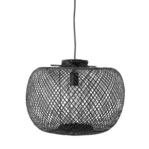 Lampa wisząca bambusowa BLACK - Bloomingville