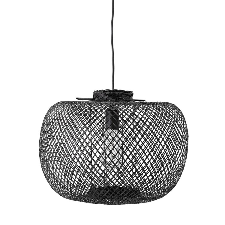 Lampa wisząca bambusowa BLACK - Bloomingville